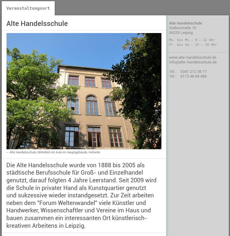 Alte Handelsschule Leipzig